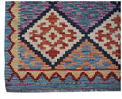 Handmade Afghan Maimana Kilim Hallway Runner | 306 x 85 cm | 10'1" x 2'10" - Najaf Rugs & Textile