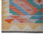 Handmade Afghan Maimana Kilim Hallway Runner | 392 x 84 cm | 12'10" x 2'9" - Najaf Rugs & Textile