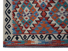 Handmade Afghan Maimana Kilim Hallway Runner | 393 x 81 cm | 12'11" x 2'8" - Najaf Rugs & Textile