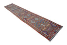 Handmade Afghan Maimana Kilim Hallway Runner | 404 x 80 cm | 13'3" x 2'7" - Najaf Rugs & Textile