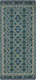 Handmade Afghan Maimana Killim Hallway Runner | 184 x 83 cm | 6'1" x 2'9" - Najaf Rugs & Textile