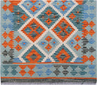 Handmade Afghan Maimana Killim Hallway Runner | 190 x 80 cm | 6'3" x 2'7" - Najaf Rugs & Textile