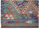 Handmade Afghan Maimana Killim Hallway Runner | 242 x 84 cm | 7'11" x 2'9" - Najaf Rugs & Textile