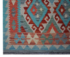 Handmade Afghan Maimana Killim Hallway Runner | 490 x 77 cm | 16'2" x 2'7" - Najaf Rugs & Textile