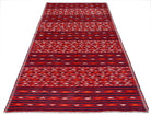 Handmade Afghan Mazar-e-Sharif Kilim | 284 x 139 cm | 9'4" x 4'6" - Najaf Rugs & Textile