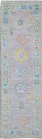 Handmade Afghan Oushak Hallway Runner | 300 x 92 cm | 9'10" x 3'1" - Najaf Rugs & Textile