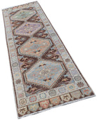 Handmade Afghan Oushak Hallway Runner | 310 x 93 cm | 10'2" x 3'1" - Najaf Rugs & Textile