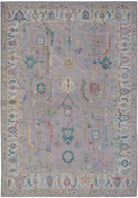 Handmade Afghan Oushak Rug | 273 x 188 cm | 8'11" x 6'1" - Najaf Rugs & Textile