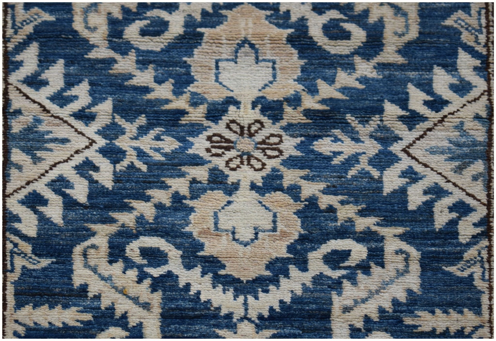 Handmade Afghan Super Kazakh Hallway Runner | 528 x 74 cm | 17'4" x 2'5" - Najaf Rugs & Textile