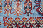 Handmade Afghan Super Kazakh Rug | 203 x 154 cm | 6'8" x 5'1" - Najaf Rugs & Textile