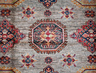 Handmade Afghan Super Kazakh Rug | 203 x 154 cm | 6'8" x 5'1" - Najaf Rugs & Textile