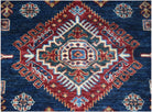 Handmade Afghan Super Kazakh Rug | 210 x 151 cm | 6'11" x 5' - Najaf Rugs & Textile