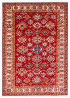 Handmade Afghan Super Kazakh Rug | 285 x 210 cm | 9'4" x 6'11" - Najaf Rugs & Textile