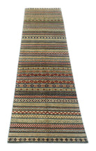 Handmade Afghan Tribal Barjasta Hallway Runner | 295 x 78 cm | 9'8" x 2'7" - Najaf Rugs & Textile