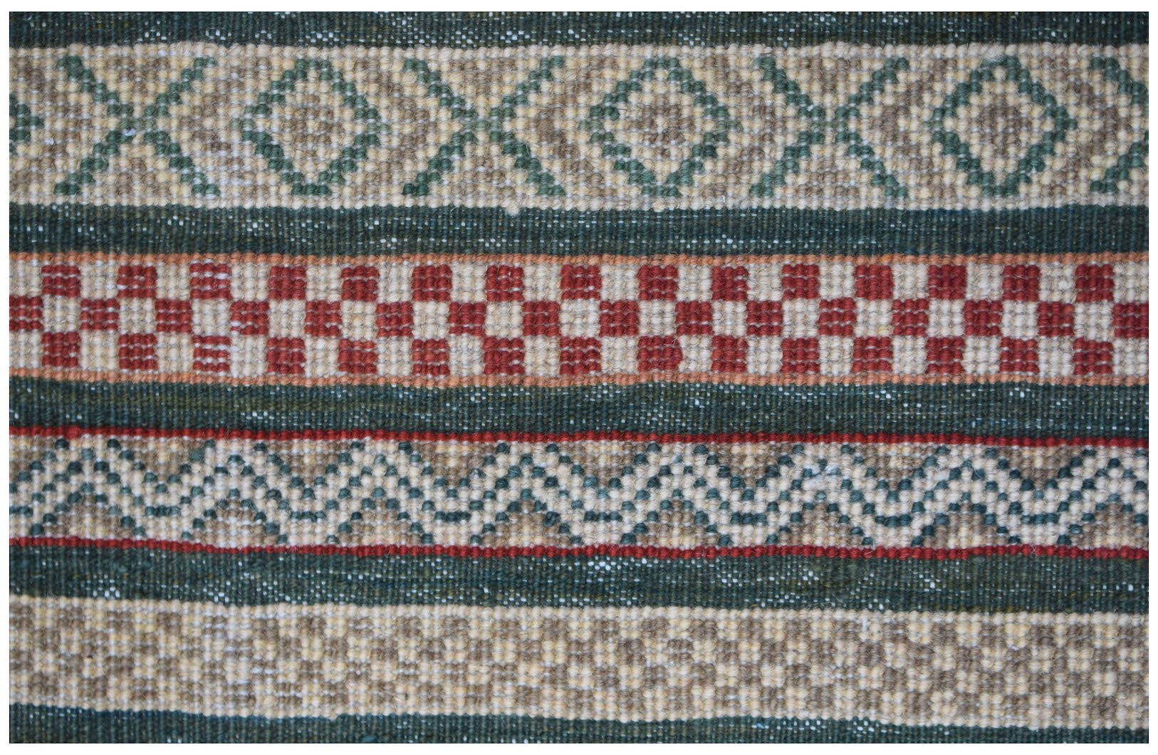 Handmade Afghan Tribal Barjasta Hallway Runner | 295 x 78 cm | 9'8" x 2'7" - Najaf Rugs & Textile