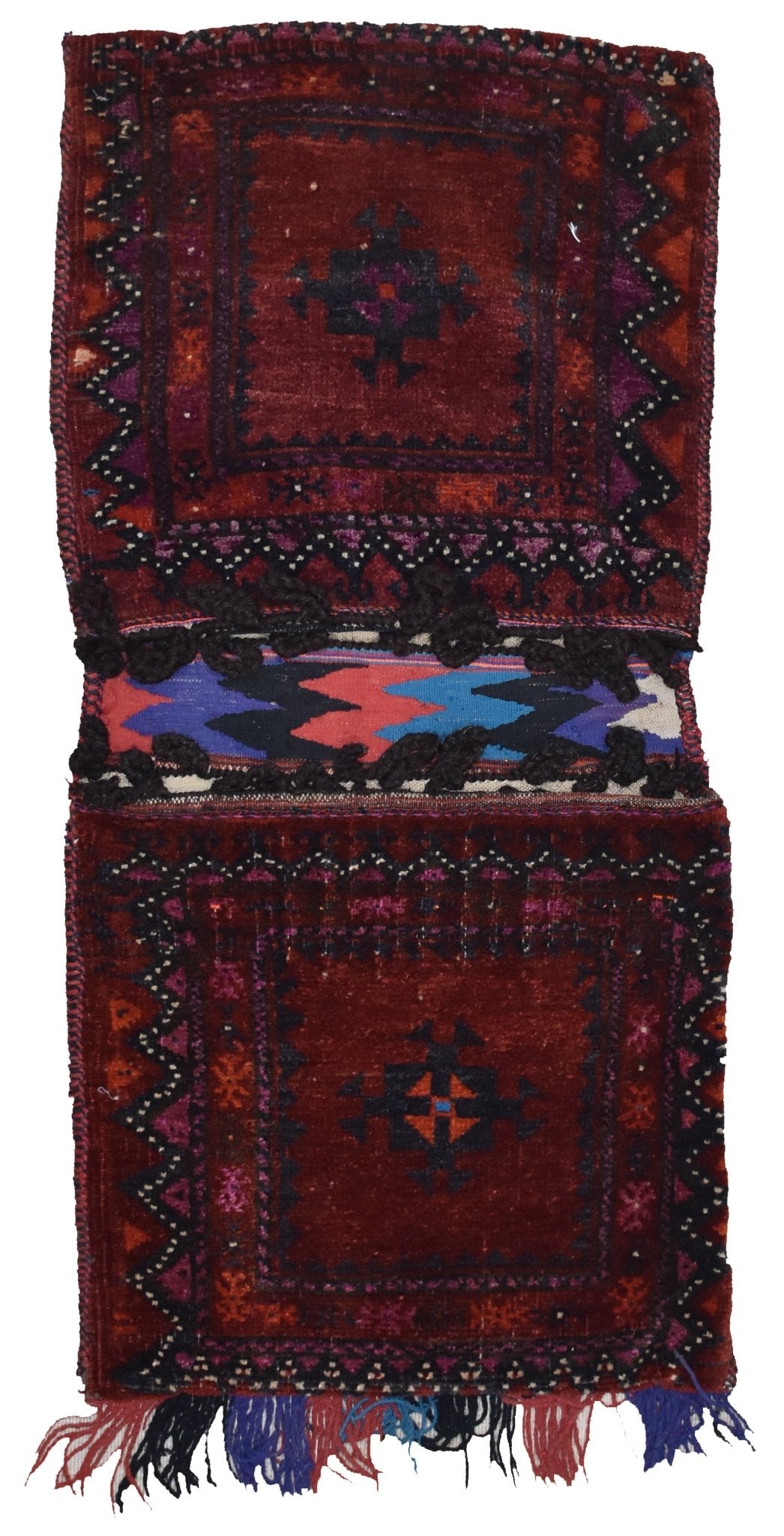 Handmade Afghan Tribal Saddle Bag | 112 x 53 cm - Najaf Rugs & Textile