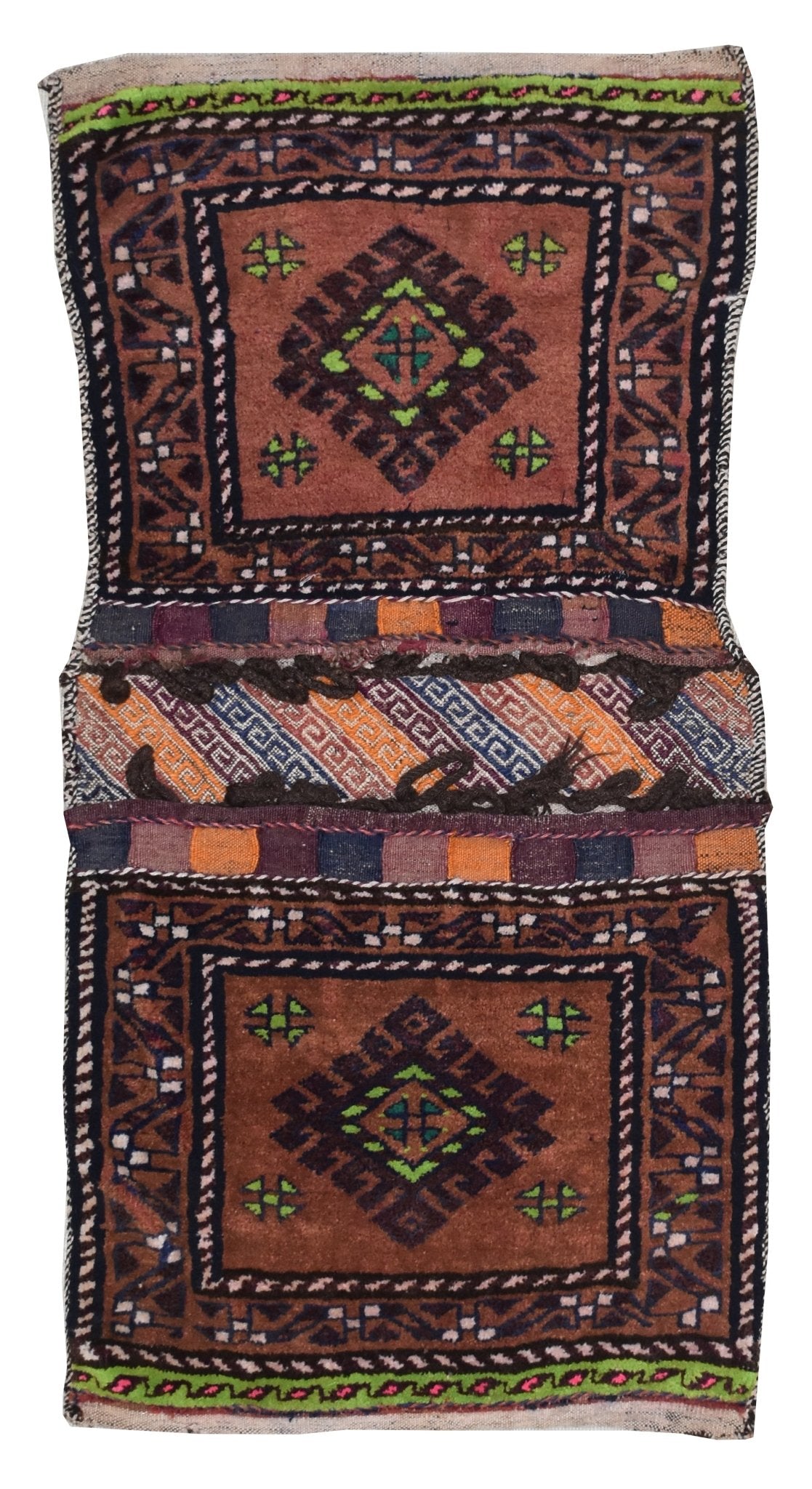 Handmade Afghan Tribal Saddle Bag | 112 x 57 cm - Najaf Rugs & Textile