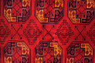 Handmade Afghan Turkmen Elephant's Foot Rug | 200 x 130 cm | 6'7" x 4'3" - Najaf Rugs & Textile