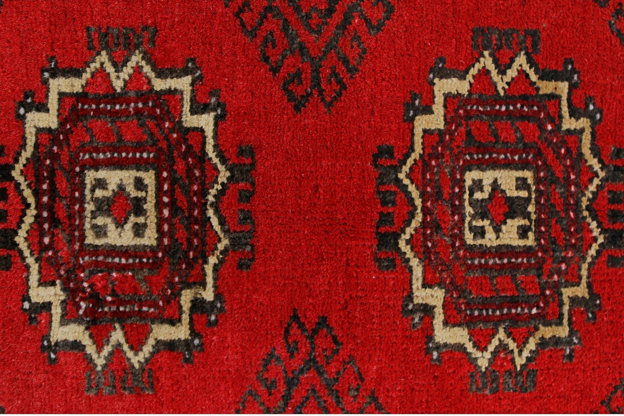 Handmade Afghan Turkmen Prayer Rug | 104 x 75 cm | 3'5" x 2'5" - Najaf Rugs & Textile