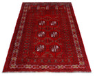 Handmade Afghan Turkmen Prayer Rug | 110 x 76 cm | 3'7" x 2'6" - Najaf Rugs & Textile