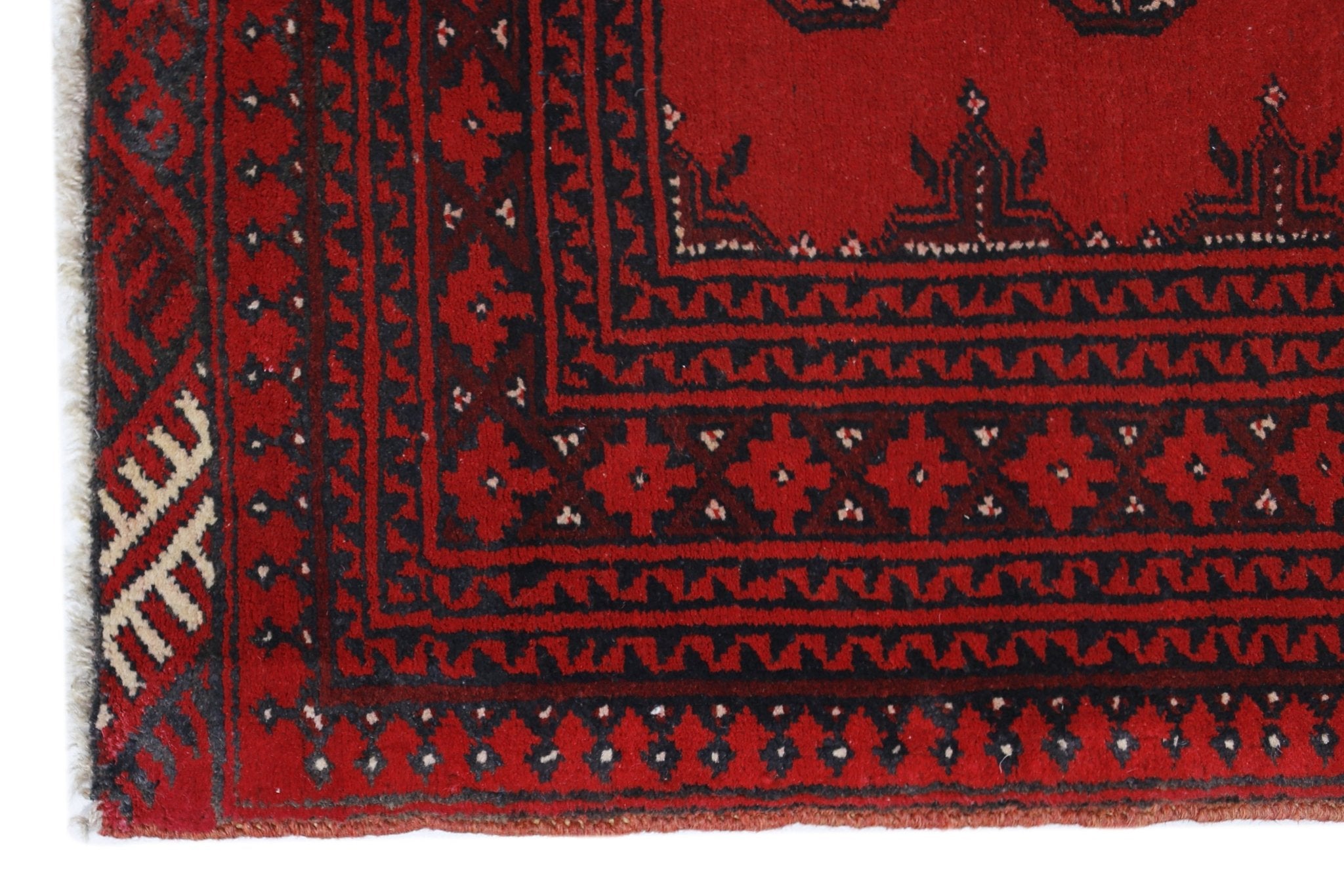 Handmade Afghan Turkmen Rug | 135 x 103 cm | 4'5" x 3'5" - Najaf Rugs & Textile