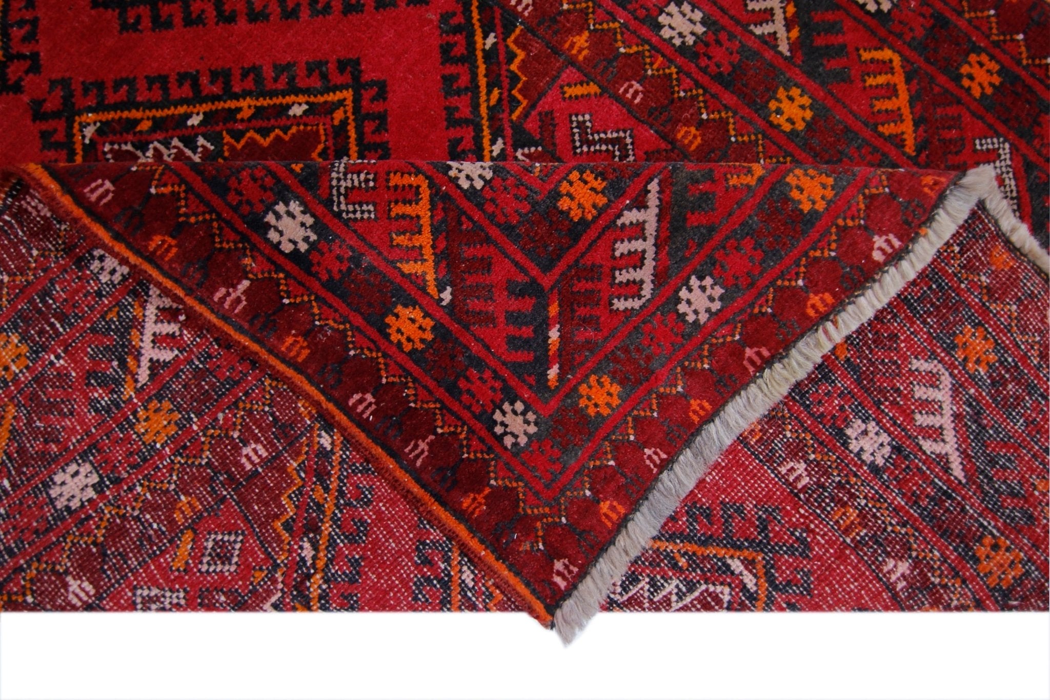 Handmade Afghan Turkmen Rug | 180 x 107 cm | 5'11" x 3'6" - Najaf Rugs & Textile