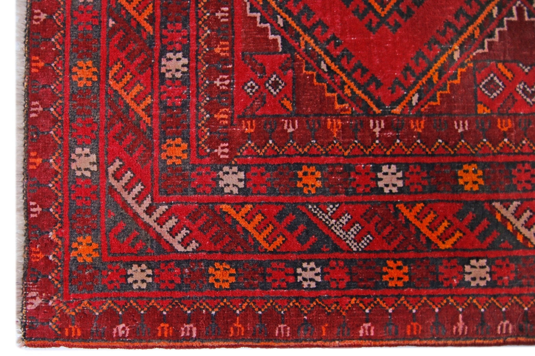 Handmade Afghan Turkmen Rug | 180 x 107 cm | 5'11" x 3'6" - Najaf Rugs & Textile