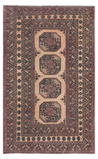 Handmade Afghan Turkmen Rug | 181 x 114 cm | 5'11" x 3'9" - Najaf Rugs & Textile