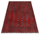 Handmade Afghan Turkmen Rug | 197 x 130 cm | 6'6" x 4'3" - Najaf Rugs & Textile