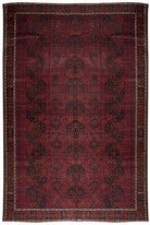 Handmade Antique Afghan Elephant's Foot Rug | 345 x 262 cm - Najaf Rugs & Textile