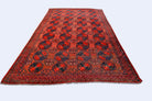 Handmade Antique Afghan Elephant's Foot Rug | 417 x 286 cm | 13'8" x 9'6" - Najaf Rugs & Textile