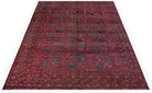 Handmade Antique Afghan Turkmen Rug | 294 x 251 cm | 9'8" x 8'3" - Najaf Rugs & Textile