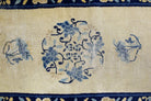 Handmade Antique Chinese Art Deco Hallway Runner | 264 x 73 cm | 8'8" x 2'5" - Najaf Rugs & Textile