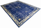 Handmade Antique Chinese Peking Rug | 343 x 266 cm | 11'3" x 8'9" - Najaf Rugs & Textile