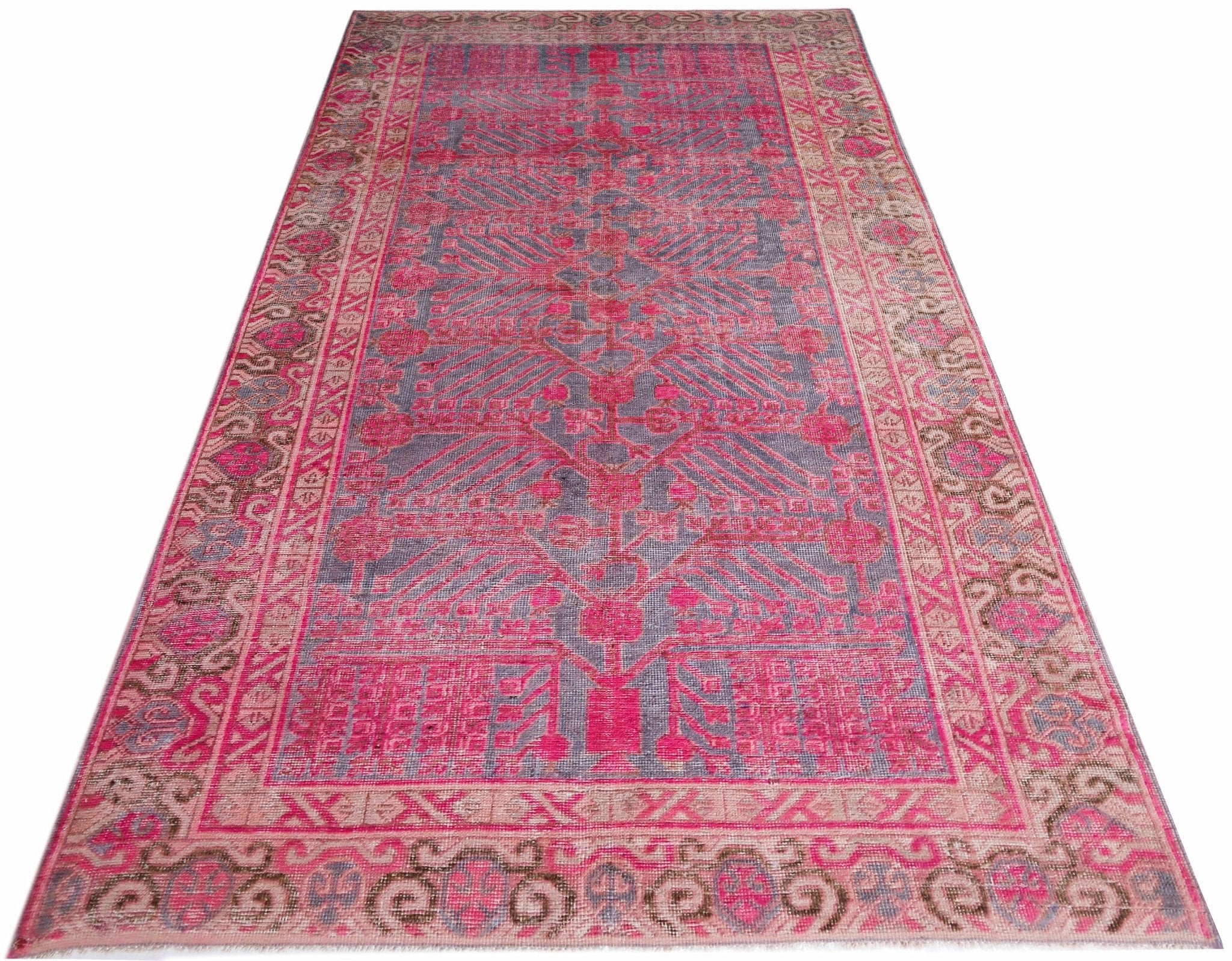 Handmade Antique Khotan Rug | 291 x 153 cm | 9'7" x 5' - Najaf Rugs & Textile