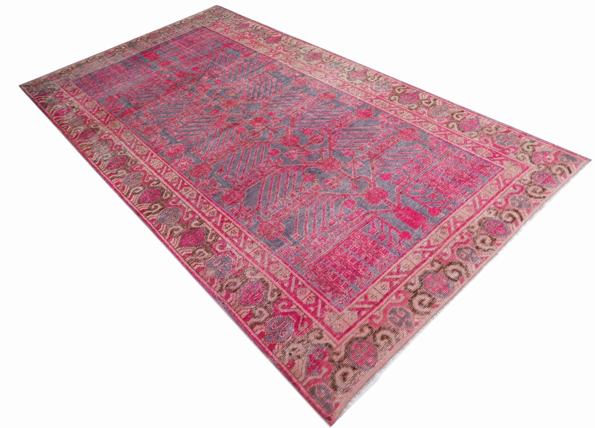 Handmade Antique Khotan Rug | 291 x 153 cm | 9'7" x 5' - Najaf Rugs & Textile