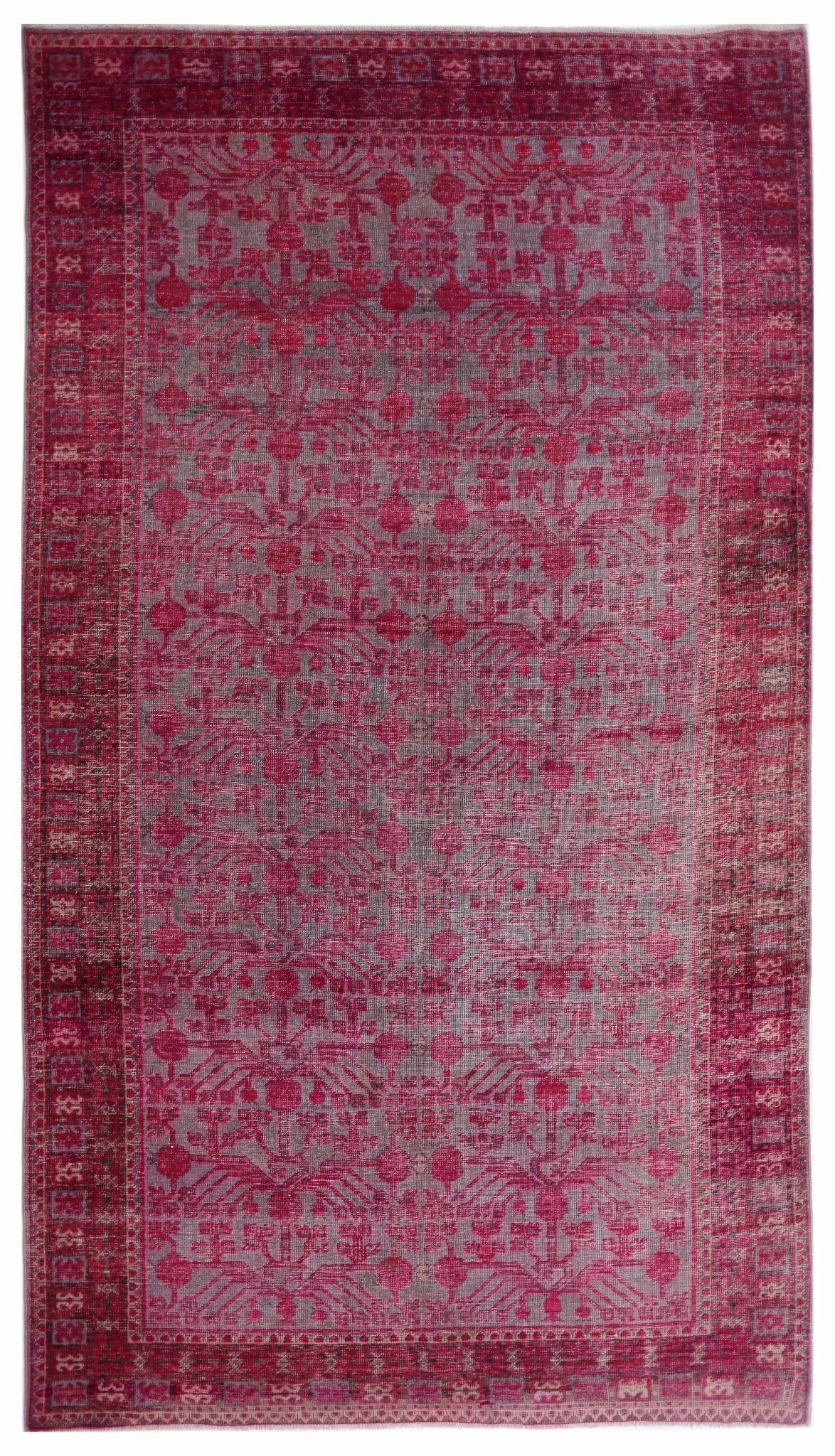 Handmade Antique Khotan Rug | 343 x 195 cm | 11'3" x 6'5" - Najaf Rugs & Textile