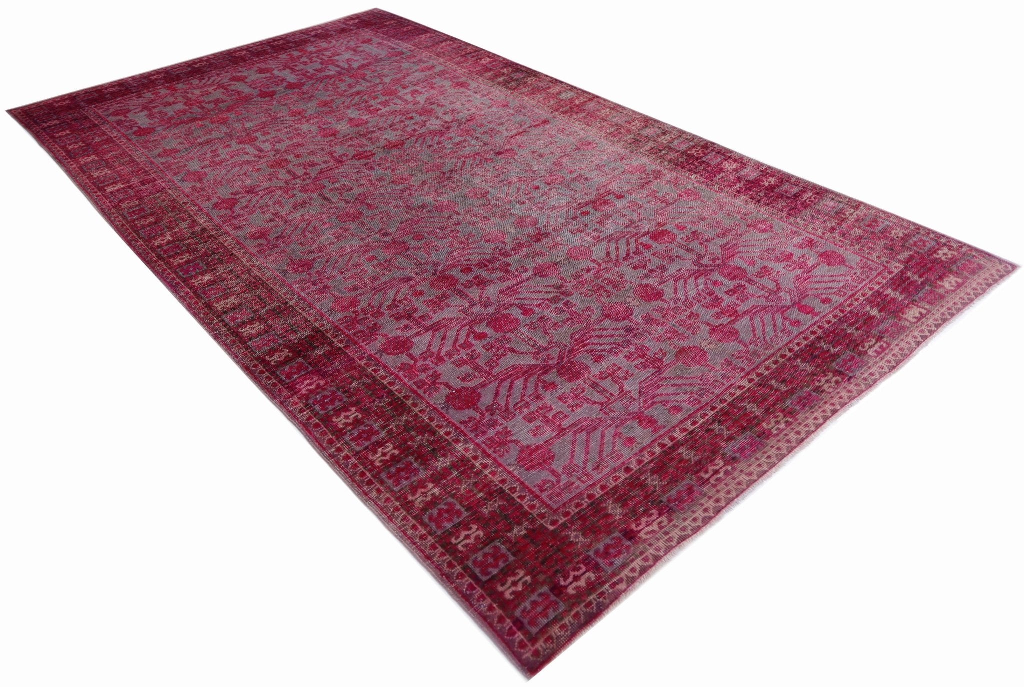 Handmade Antique Khotan Rug | 343 x 195 cm | 11'3" x 6'5" - Najaf Rugs & Textile