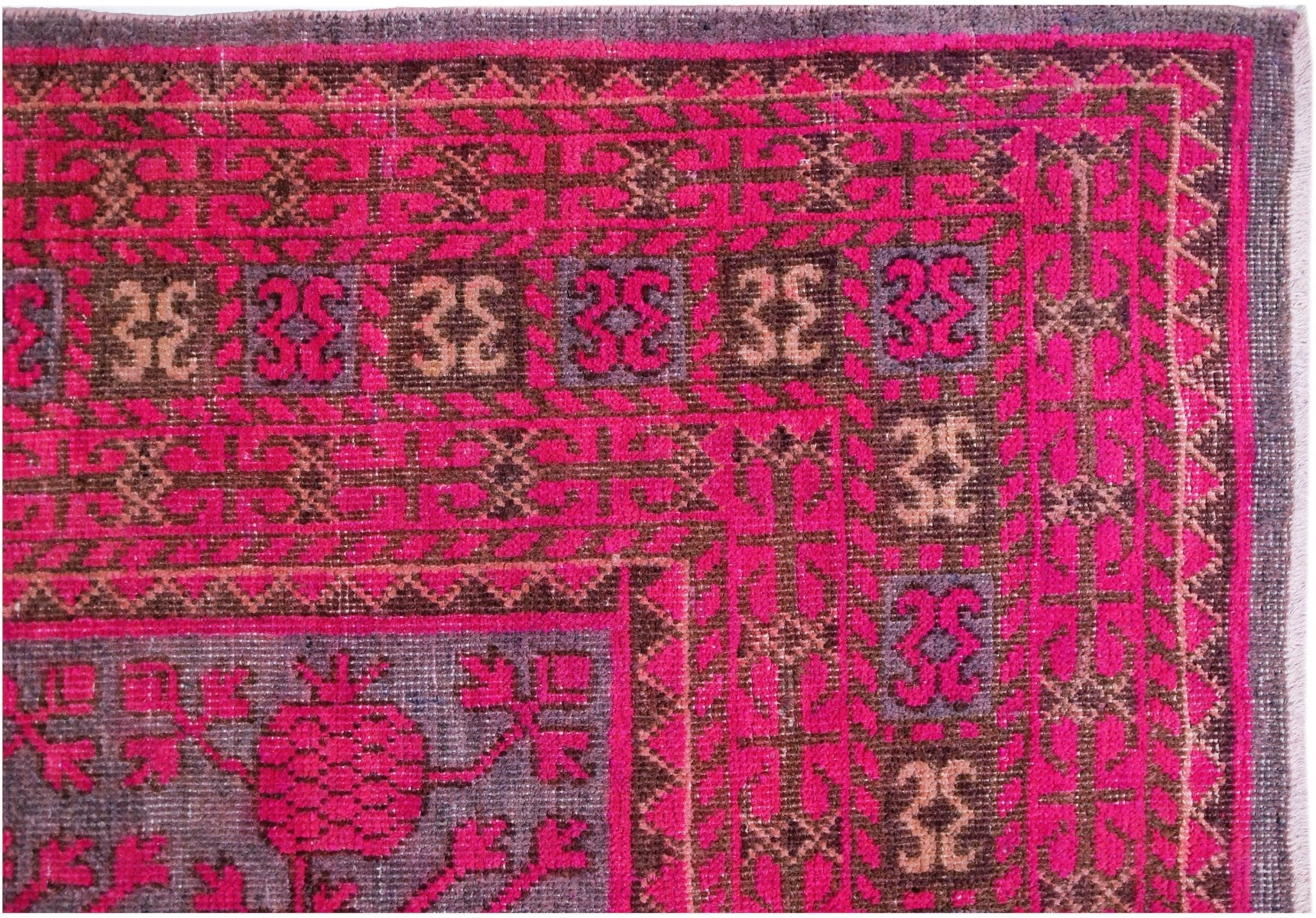 Handmade Antique Khotan Rug | 402 x 222 cm | 13'2" x 7'4" - Najaf Rugs & Textile