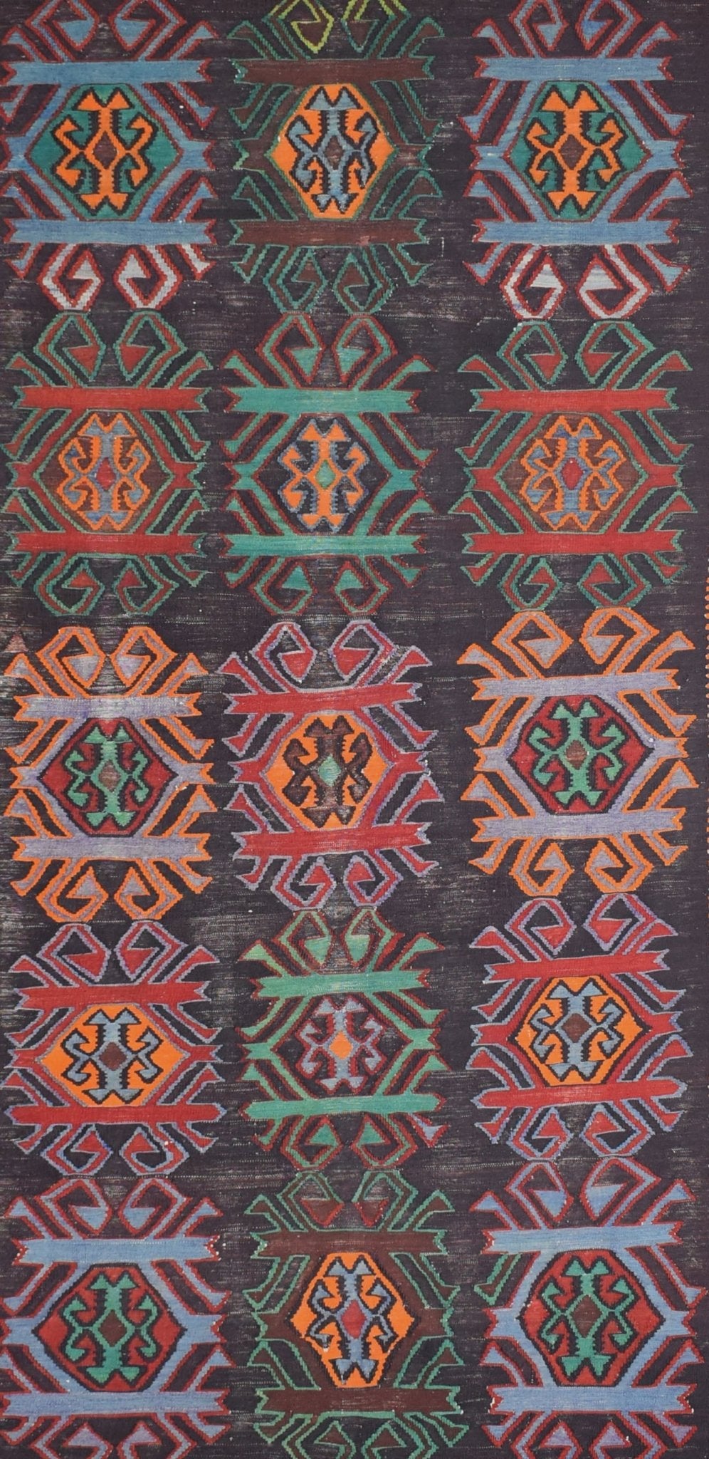 Handmade Caucasian Karabagh Kilim | 317 x 177 cm | 10'4" x 5'8" - Najaf Rugs & Textile