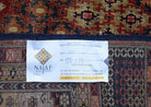 Handmade Fine Silk Afghan Bashiri Rug | 298 x 214 cm | 9'9" x 7' - Najaf Rugs & Textile