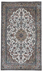 Handmade Kashmiri Silk Rug | 128 x 79 cm - Najaf Rugs & Textile