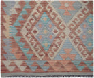 Handmade Maimana Kilim Hallway Runner | 391 x 80 cm | 12'10" x 2'8" - Najaf Rugs & Textile