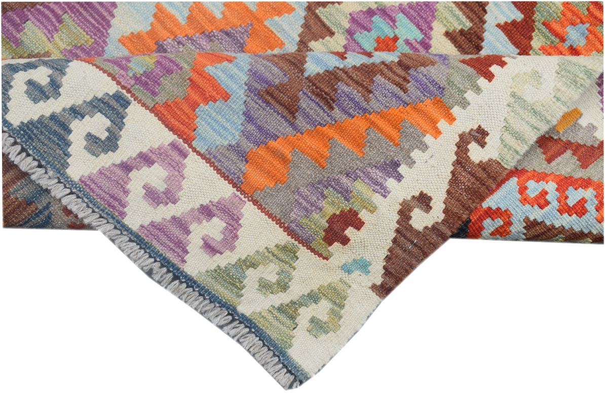 Handmade Maimana Kilim Hallway Runner | 477 x 80 cm - Najaf Rugs & Textile