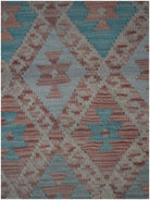 Handmade Maimana Kilim Hallway Runner | 477 x 86 cm | 15'8" x 2'10" - Najaf Rugs & Textile