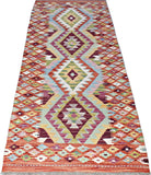 Handmade Maimana Killim Hallway Runner | 194 x 80 cm | 6'5" x 2'8" - Najaf Rugs & Textile