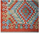 Handmade Maimana Killim Hallway Runner | 241 x 86 cm | 7'11" x 2'10" - Najaf Rugs & Textile