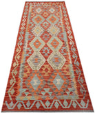 Handmade Maimana Killim Hallway Runner | 242 x 86 cm | 8' x 2'10" - Najaf Rugs & Textile