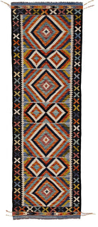 Handmade Maimana Killim Hallway Runner | 250 x 81 cm | 8'3" x 2'8" - Najaf Rugs & Textile