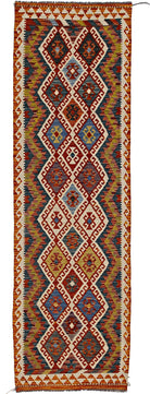 Handmade Maimana Killim Hallway Runner | 285 x 84 cm | 9'4" x 2'9" - Najaf Rugs & Textile